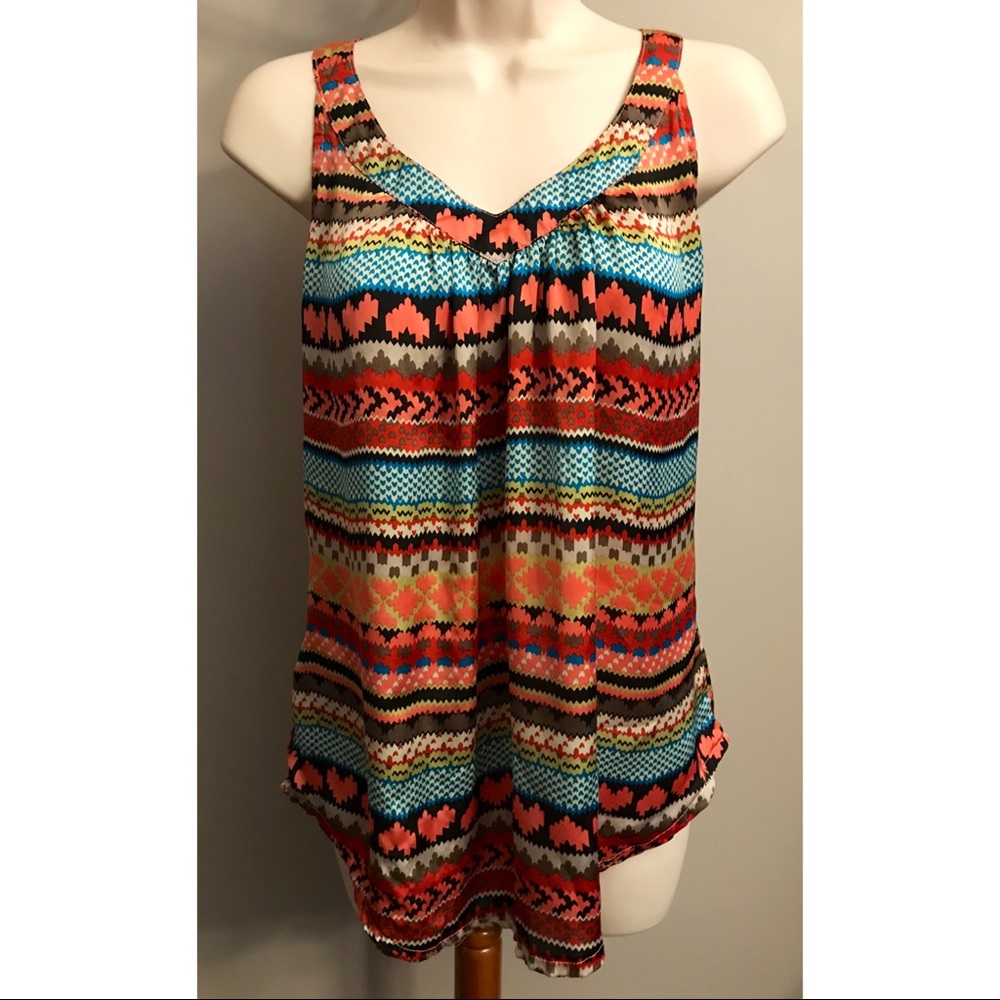 Imaginary Voyage southwestern print top